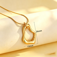 Ensemble collier et boucles d'oreilles pendantes irrégulières, forme abstraite minimaliste, bijoux de mode pour femmes