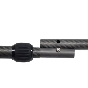 Telescopic Pole tubes connectors in fibra carbonio Telescoping Mast Hot Sale Adjustable Fibre Carbon Fiber Molding