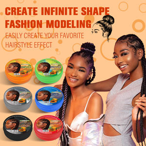 Gel Fijador para Peinados con Fijación Fuerte, Personalizado con Etiqueta Privada, Cera para el Cabello con Aroma a Papaya, Pomada de 100 g - Product Image 2