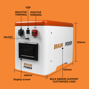 Batterie <span class=keywords><strong>Braun</strong></span> 12V300AH pré-câblée Lifepo4, pack de batteries, support portable, stockage d'énergie solaire, batterie au lithium de secours pour l'extérieur, 12.8V 280AH 314AH - Product Image 3
