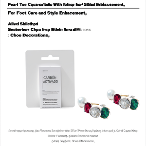 Pearl <b>Toe</b> Separator With Gemstone <b>Rings</b> For Foot Care And Style Enhancement - Product Image 2