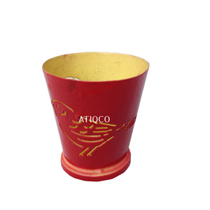 Atiqco Modèle 788928 – Support de bougie cylindrique en fer forgé, abat-jour artistique, lampe décorative antique pour la maison, porte-bougie chauffe-plat pour usage extérieur - Product Image 5