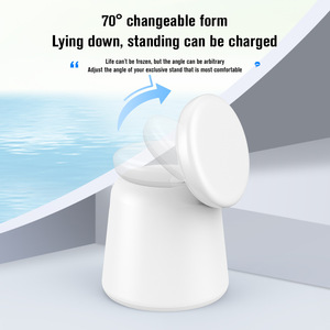 แท่นชาร์จไร้สายแบบแม่เหล็ก3 in 1สำหรับ <span class=keywords><strong>iPhone</strong></span> 15 14 13 12 Pro <span class=keywords><strong>airpods</strong></span> iWatch 9 8 7 <span class=keywords><strong>6</strong></span>ชาร์จเร็วแท่นวาง - Product Image 5