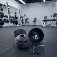 Kettlebell de compétition réglable en acier moulé, durable pour l'entraînement de force en salle de sport, emballage personnalisé avec logo