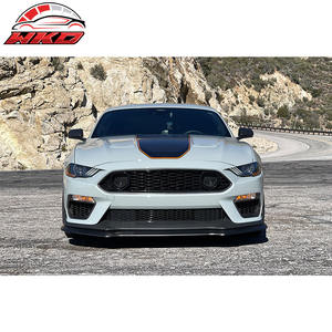 Protector de Parachoques Delantero para Ford Mustang 2021-2023 Estilo Mach 1 Handling Package, Negro Mate, Difusor de PP, Protector de Mentón - Product Image 2