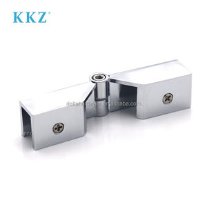 CRL S0GC91 Chrome poli en laiton massif porte de douche support de panneau de verre connecteurs de clip d'angle <span class=keywords><strong>pince</strong></span> de verre réglable Slip Fit <span class=keywords><strong>pince</strong></span> de verre - Product Image 4