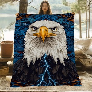 Manta de Franela con Estampado Moderno, Manta para Siesta, Súper Suave, Lavable a Máquina, para Cama, Sofá, Personalizable, Venta al Por Mayor - Product Image 1