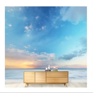 Mural kustom kertas dinding Mural pantai ruang tamu kamar tidur Sofa TV latar belakang dekorasi rumah Poster foto kertas dinding - Product Image 3