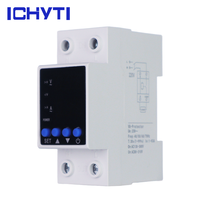 CHYT Relais de protection de tension réglable 2P 63A en cuivre de haute qualité 110V/220V monophasé avec écran LCD pour SVC