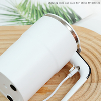 Température à affichage numérique Tasse à café de voyage en acier inoxydable Tasse électrique intelligente auto-agitante avec couvercle Cadeau de nouveauté
