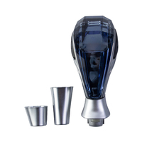 Vente Usine Pommeau de Levier de Vitesse Cristal Personnalisé avec Lumière LED pour Accessoires Modifiés de Voiture Toyota Prado Land Cruiser