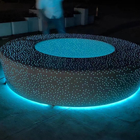 Panneau de ciment translucide, panneau de béton à fibres optiques fluorescentes, imperméable, isolation thermique, design graphique