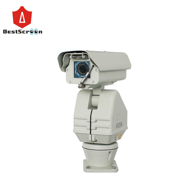 Long Range Infrared Thermal Imaging Camera Night Vision 300 to 1000m with 18mm 37mm 50mm Lens Vehicle Mounted Thermal PTZ Camera