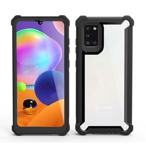 Funda de teléfono para Samsung Galaxy A01, A11, A21, A31, A51, A71, A81, cuerpo completo, parachoques resistente, transparente, marco de pantalla integrada, protección - Product Image 5