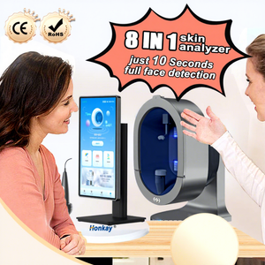 2025 nouveauté 3D AI magique visage miroir analyseur de peau Intelligence artificielle détection du cuir chevelu Machine d'analyse de la peau - Product Image 1