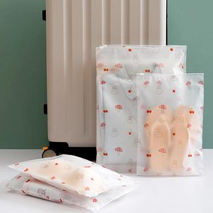 Sacchetti Richiudibili in Polipropilene per Indumenti, Design Fungo e Coniglio, 9" X 14" / 24 X 35 cm, Confezione da 50 - Product Image 3