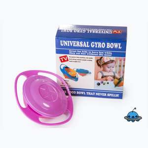 Bol anti-déversement Hot Gyro avec couvercle, bols anti-déversement pour bébé, bols d'alimentation rotatifs à 360 degrés - Product Image 4