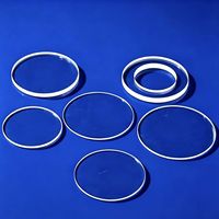 Dalle de silice fondue sur mesure pour composants de laboratoire semi-conducteur résistants à la chaleur, soudage, forme circulaire, approvisionnement direct usine