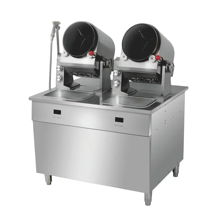 Automatic cooking machine stir fry commercial kitchen equipment for Hotel restaurant kitchen and school kindergarten canteen