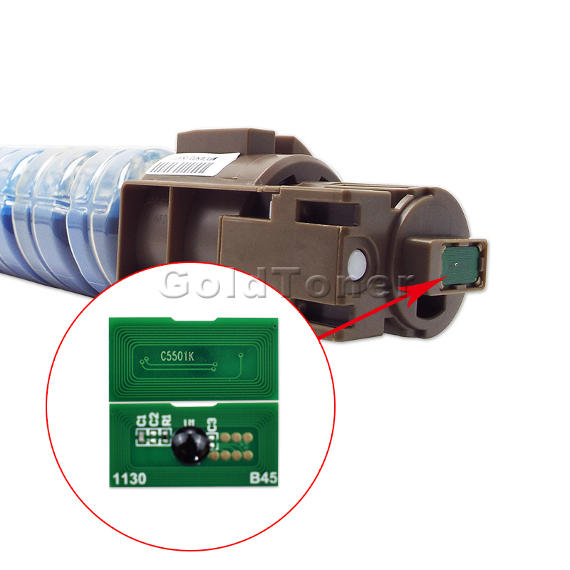 Китайский умный чип для картриджа с тонером TN512 для Minolta C454 C554, чип с тонером, готов к отправке