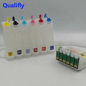 Sistema di fornitura di inchiostro continuo di qualifin T50 per stampante a getto d'inchiostro per imballaggi vuoti per serbatoi compatibili con TX650/TX810FW/TX820 - Product Image 2