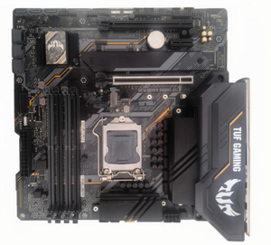 Pour TUF <span class=keywords><strong>GAMING</strong></span> B460M PLUS LGA 1200 DDR4 Compatible carte mère graphique intégrée Double mémoire pour bureau 100% entièrement testé - Product Image 1