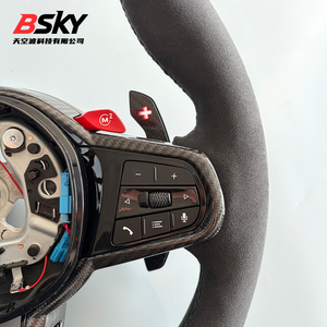 <span class=keywords><strong>Volante</strong></span> de Cuero y Fibra de Carbono para <span class=keywords><strong>BMW</strong></span> G30 G31 G32 X3 G01 X4 G02 M2 G87 M3 G80 M4 G82 G42 G20 LCI M5 F10 F30 F90 G11 - Product Image 4