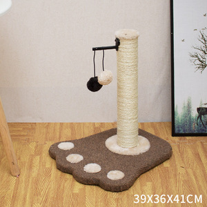 Petstar ต้นไม้สำหรับแมวที่ขูดขีดแมวทำจากขนสัตว์สีเทาเป็นมิตรต่อสิ่งแวดล้อม - Product Image 3