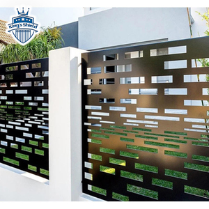 Valla de pantalla de Metal cortada con láser, paneles decorativos de aluminio de acero inoxidable para interiores, separadores de habitación, Biombos de pantalla personalizados - Product Image 1