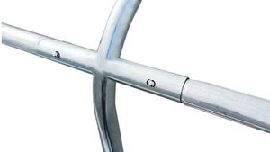 Güneş ve yağmura dayanıklı galvanizli çelikten yapılmış, naylon ağ kaplamalı, dış mekan tavuk kümesi, gümüş rengi, 3x2x2 metre. - Product Image 4