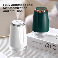 Humidificateur d'air intelligent avec lumière chaude, commande tactile silencieuse, rechargeable par USB, diffuseur d'arômes portable pour chambre à coucher