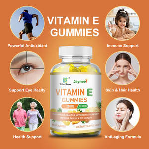 Winstown Natural Organic 1000mg Vitamina E Colágeno Gummies Suplemento para aclarar la piel a base de hierbas Excluyendo mujeres embarazadas recién nacidas - Product Image 4