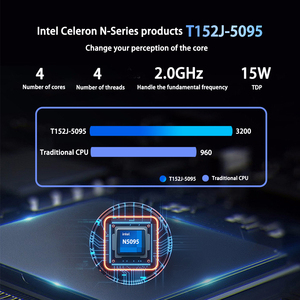 Laptop Celeron Nueva de 15.6 Pulgadas con Pantalla LCD 1920x1080, SSD, Teclado en Inglés, Venta al Por Mayor, Nueva Llegada 10/11 - Product Image 5