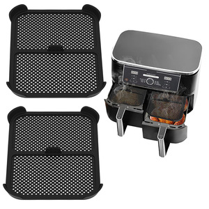 Accesorios para freidora de aire resistentes a altas temperaturas, Protector contra salpicaduras de aceite de silicona de grado alimenticio, protector contra salpicaduras para freidora de aire - Product Image 1