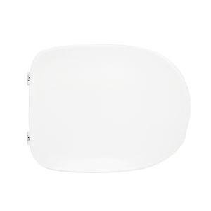 Asiento de inodoro Azzurra blanco con bisagras extensibles para personas con discapacidad - Product Image 1