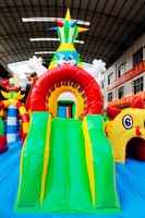 Château gonflable de qualité commerciale, grande aire de jeux gonflable pour parc d'attractions