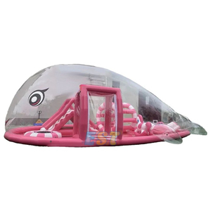 Amusement extérieur Portable PVC Transparent Maison à bulles gonflable Tente de pelouse Ballon géant Cochon Château plein d'entrain à <span class=keywords><strong>vendre</strong></span> - Product Image 5