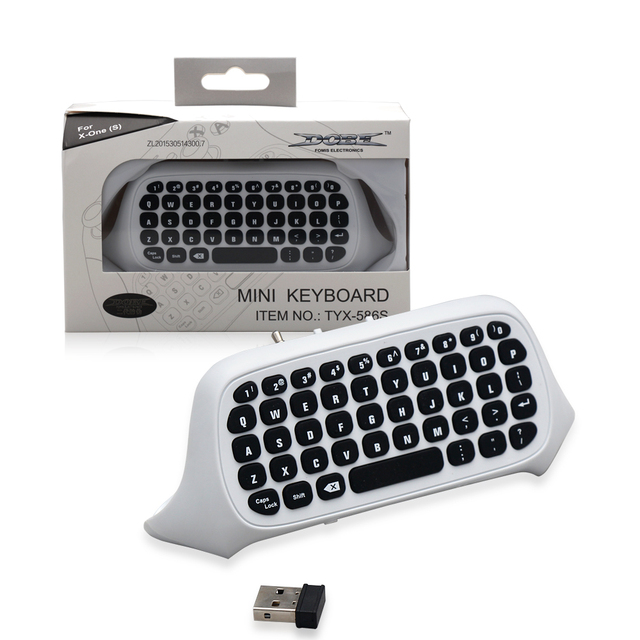 TYX-586S Game Controller 2.4G Wireless Keyboard Chatpad Keypad for X Box One S Game Accessories