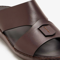 Sandales en cuir Nappa personnalisées SHIKOL pour hommes, mode arabe de luxe, sandales arabes originales pour hommes, boutique sur mesure du Moyen-Orient, Ramadan
