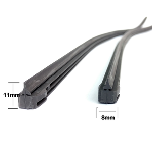 Repuesto de Escobilla Limpiaparabrisas de Caucho Natural de Alta Calidad de 8.5mm para Autos Freed, <span class=keywords><strong>Corolla</strong></span>, Yaris, Agya, Híbridos, Tamaño 14/28, Negro - Product Image 3