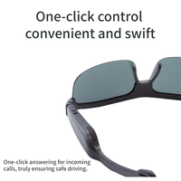 Lunettes intelligentes M6PRO 2025 avec écouteurs, qualité sonore haute définition, lunettes anti-lumière bleue adaptées, lunettes VR