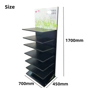 Tùy chỉnh cửa hàng bán lẻ nhà bộ đồ giường bedsheet Bộ nhớ bọt gối du lịch đệm Phụ kiện sản phẩm kim Loại hiển thị giá đứng - Product Image 2