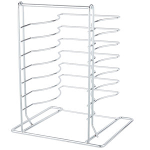 Disposable Metal 8/11/14 Tier <b>Pizza</b> Pan Screen Stacking Rack for Restaurants - Product Image 4