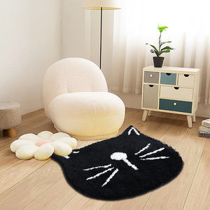 2023 nuovi arrivi custom China Factory <span class=keywords><strong>impermeabile</strong></span> Cartoon Cat Shape tappetino da <span class=keywords><strong>bagno</strong></span> tappetino per cuscino per bambini <span class=keywords><strong>tappeto</strong></span> da <span class=keywords><strong>bagno</strong></span> - Product Image 5