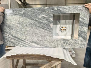 Granito Bianco e Grigio Cinese all'Ingrosso, Juparana Silver Cloud, Juparana Sand Wave Grey Multicolore per Top <span class=keywords><strong>Cucina</strong></span> - Product Image 2