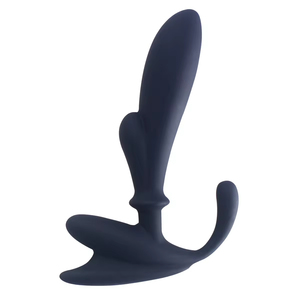 Masseur de prostate en silicone blanc et noir, étanche, jouet de plaisir anal pour adultes, pour débutants et professionnels - Product Image 2