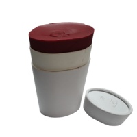 50g 75g vide papier matériel ovale DEO conteneur écologique ovale push up déodorant bâton emballage conteneur