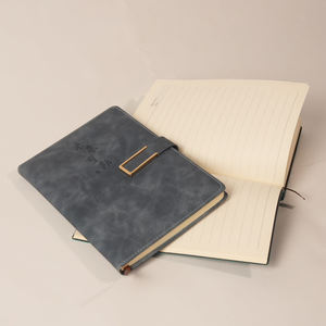 Vente directe d'usine nouveau design boucle en métal cahier d'agenda en cuir pu cahier en cuir pu avec métal - Product Image 6