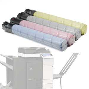 Fabricant Usine TN220 TN221 TN321 <span class=keywords><strong>Cartouche</strong></span> de Toner <span class=keywords><strong>Compatible</strong></span> pour Konica Minolta C224 C364 C284 C281 C221 C221S Pièce d'<span class=keywords><strong>imprimante</strong></span> - Product Image 1