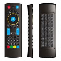 Nouvelle télécommande universelle intelligente pour téléviseur intelligent, type CR3, 6 axes, longue portée, programmable, 2,4 G RF BT, clavier souris, 2 piles AAA, CE/FCC